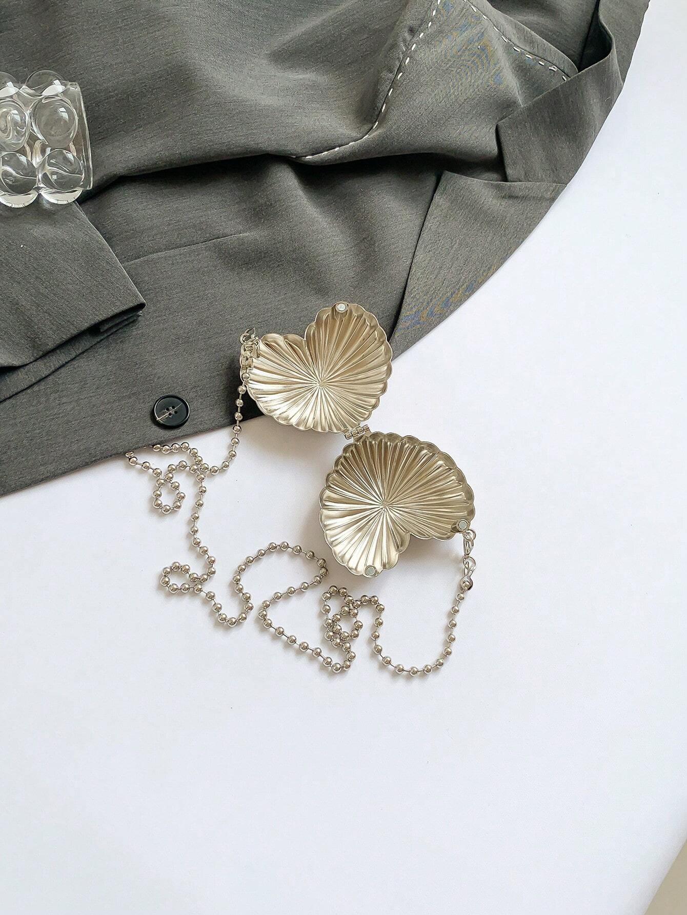 Trending Mini Heart bag - Silver