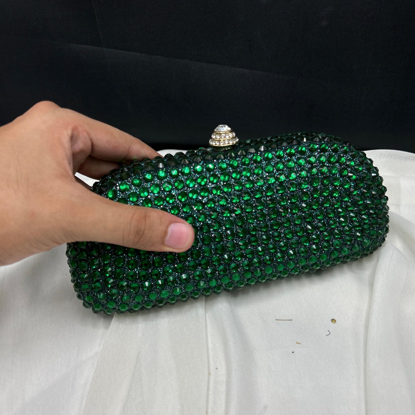 Rhinestone capsule clutch | 5 colors