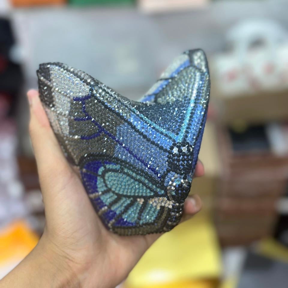 Butterfly rhinestone clutch-Big size | 4 shades