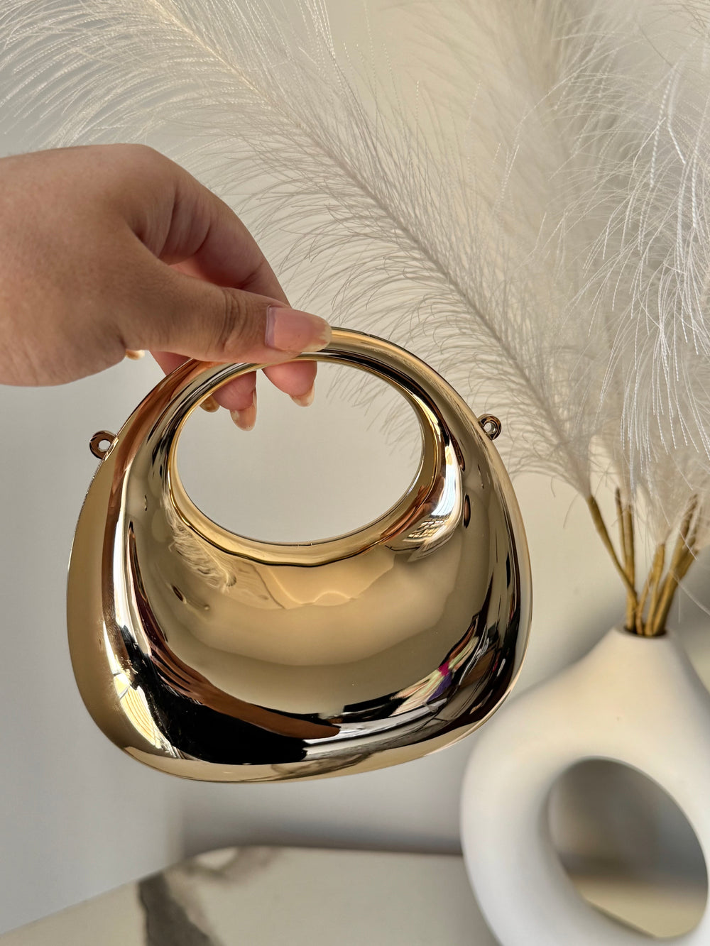Oval bag - Gold