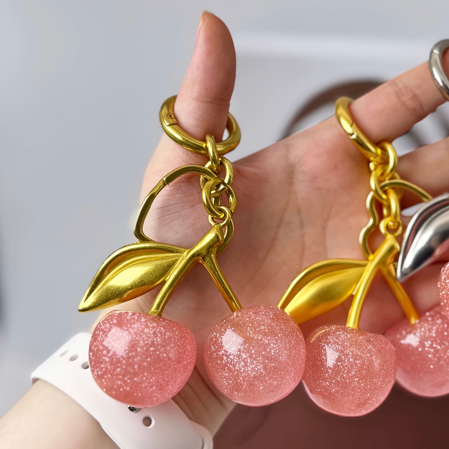 Bag hanging Viral cherry charm | Big Size