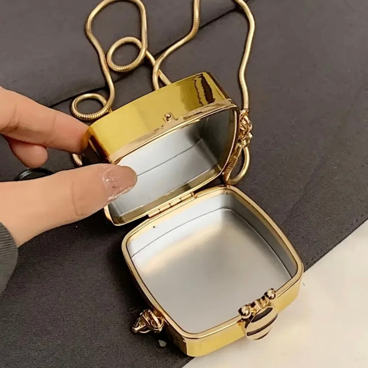 Fancy mini square bag