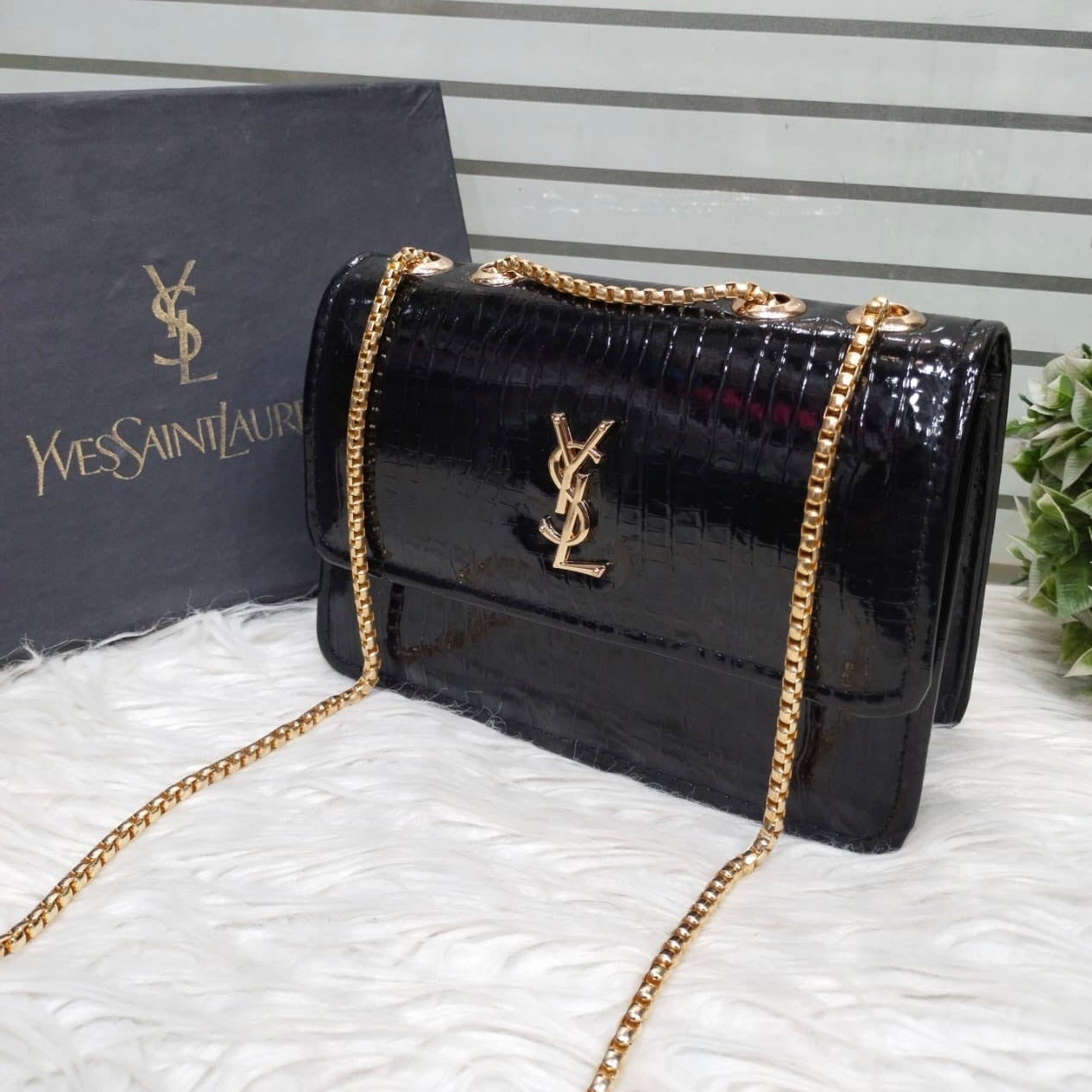 Trendy Ysl bag - Black