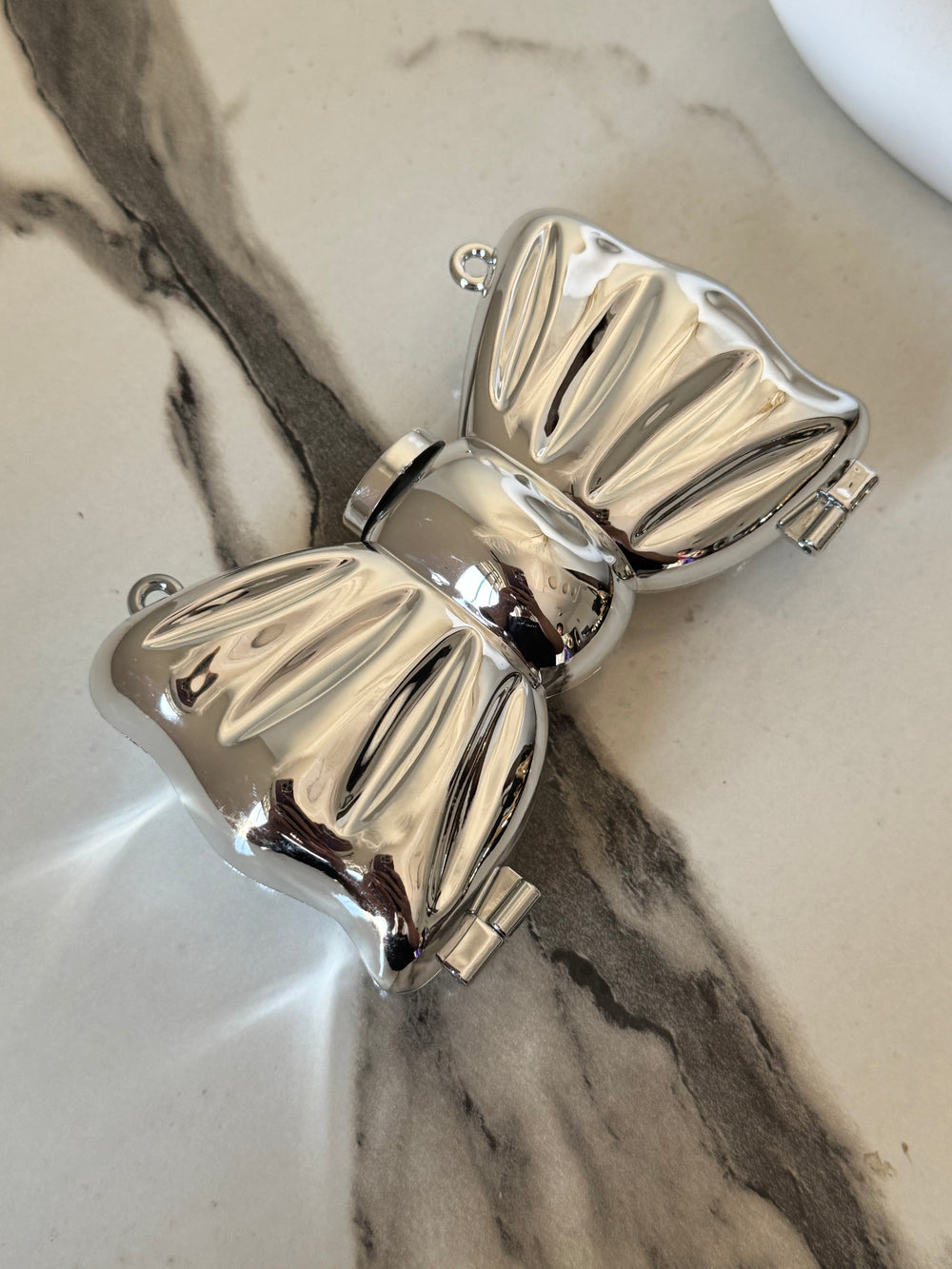 Bow acrylic bag - Silver