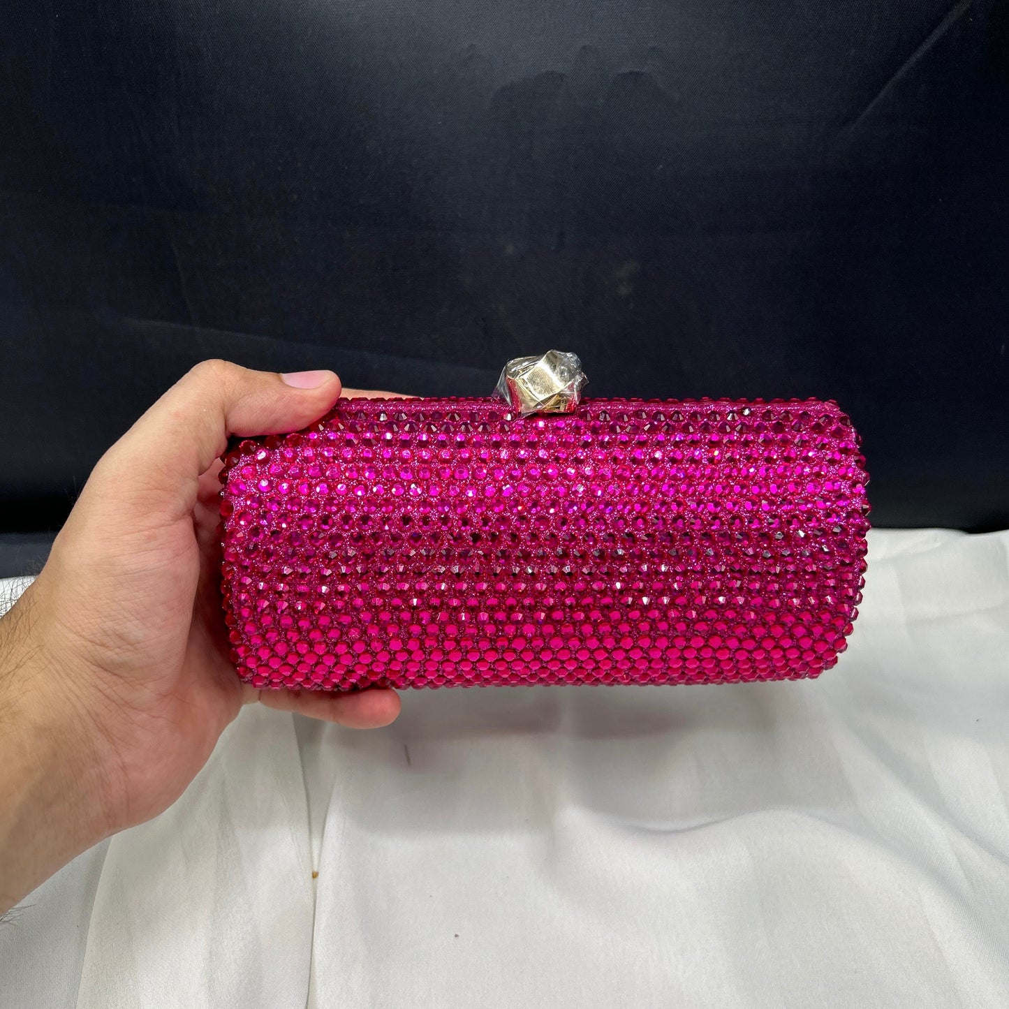 Rhinestone capsule clutch | 5 colors