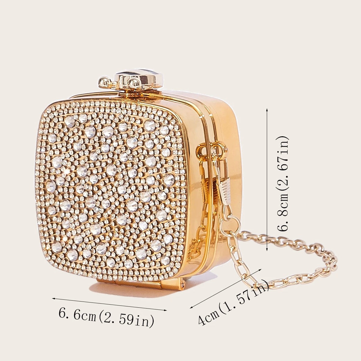 Fancy mini square bag