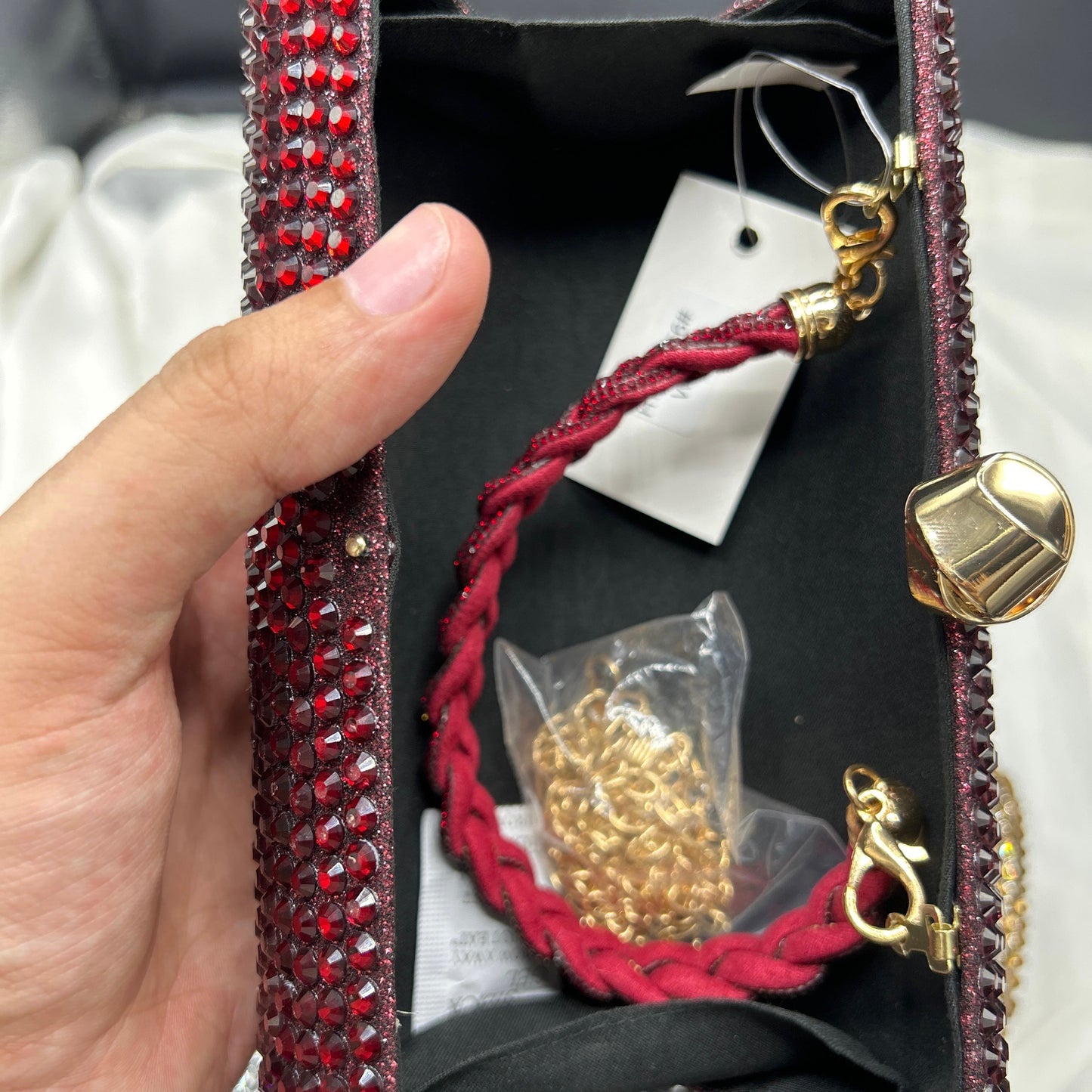 Rhinestone capsule clutch | 5 colors