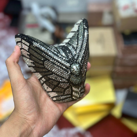 Butterfly rhinestone clutch-Big size | 4 shades
