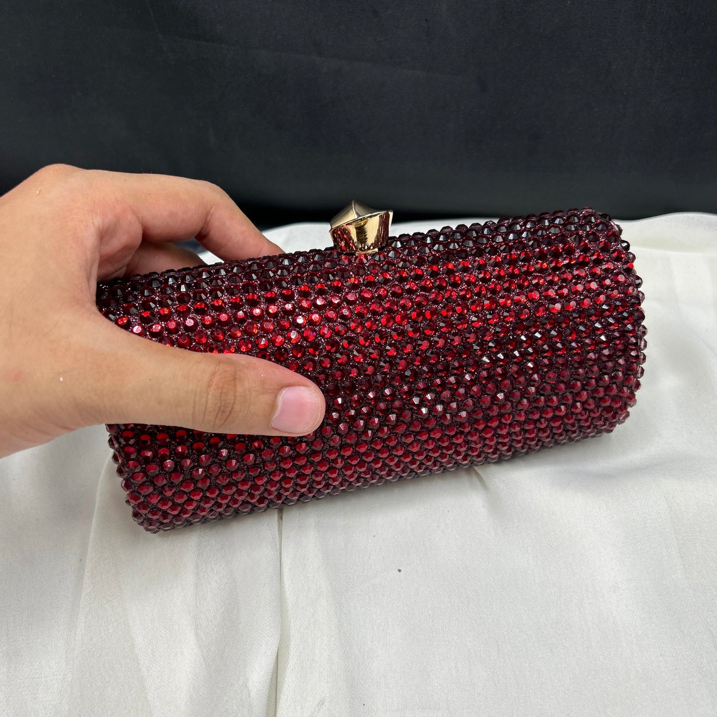 Rhinestone capsule clutch | 5 colors