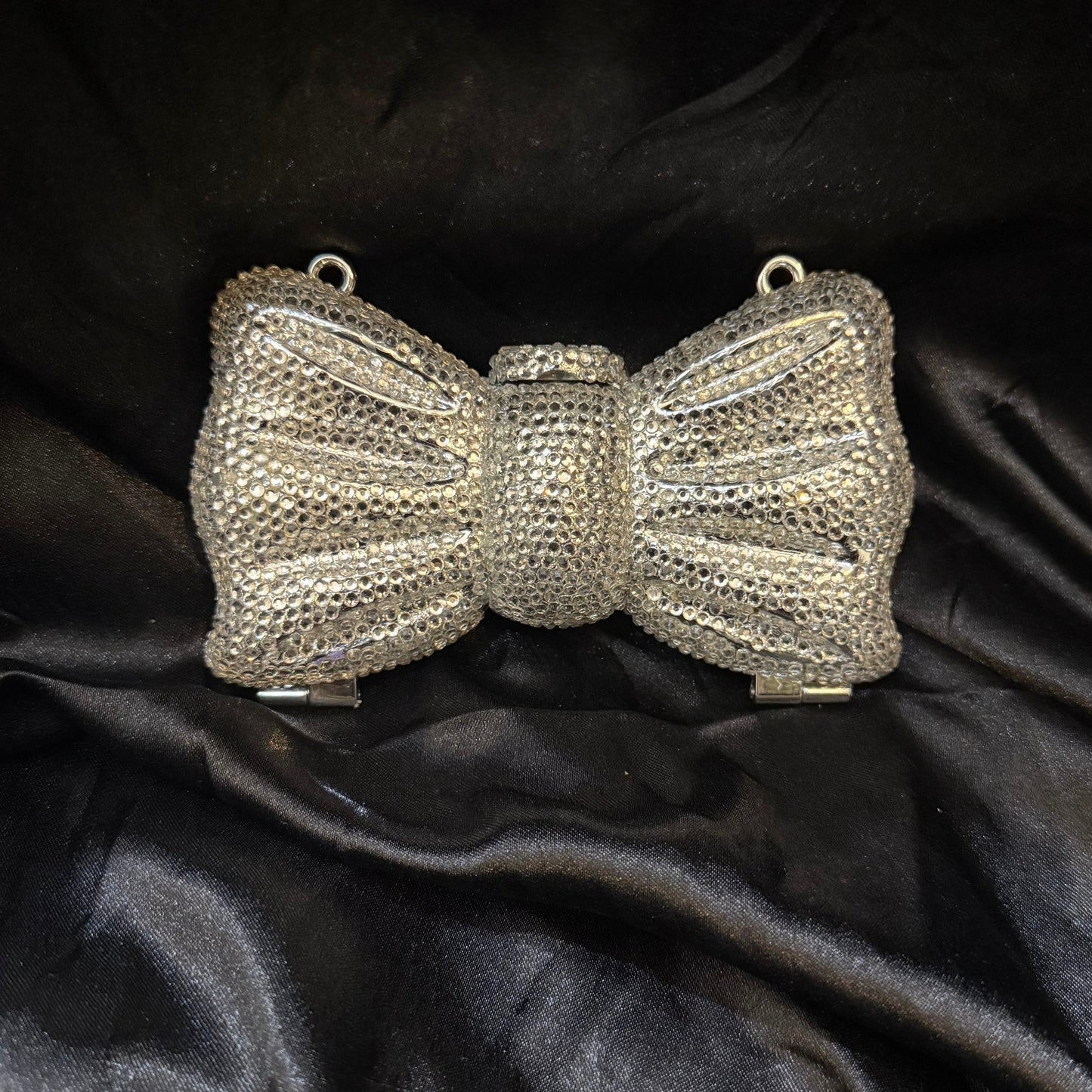 Rhinestone bow clutch | 8 colors