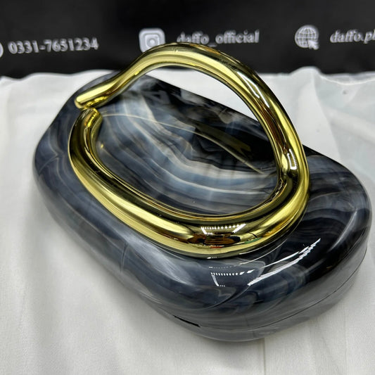 Marble D bag - Black