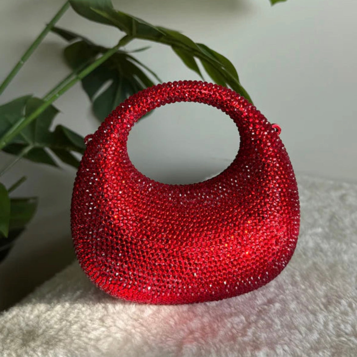 Oval rhinestone clutch | 5 colors