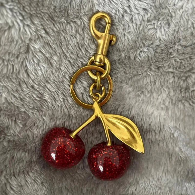 Bag hanging Viral cherry charm | Big Size
