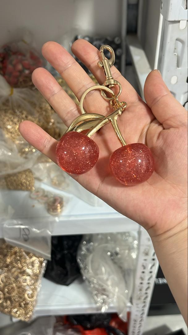 Bag hanging Viral cherry charm | Big Size
