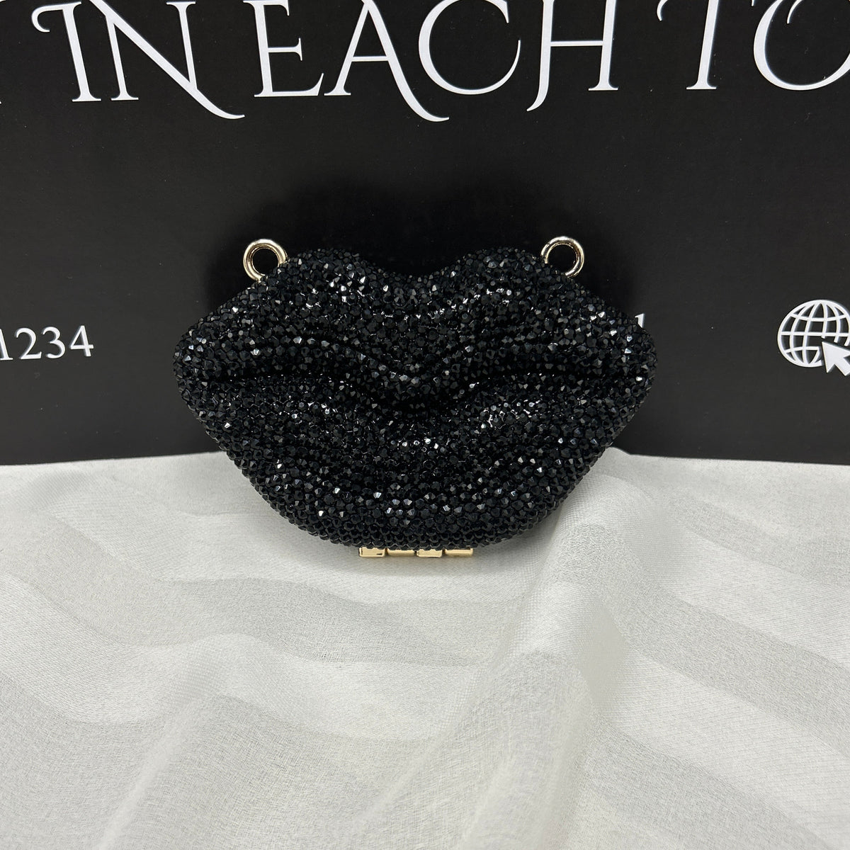 Lip rhinestone clutch | 5 Colors
