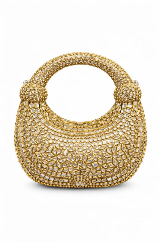 Oval kundan Clutch 4.0