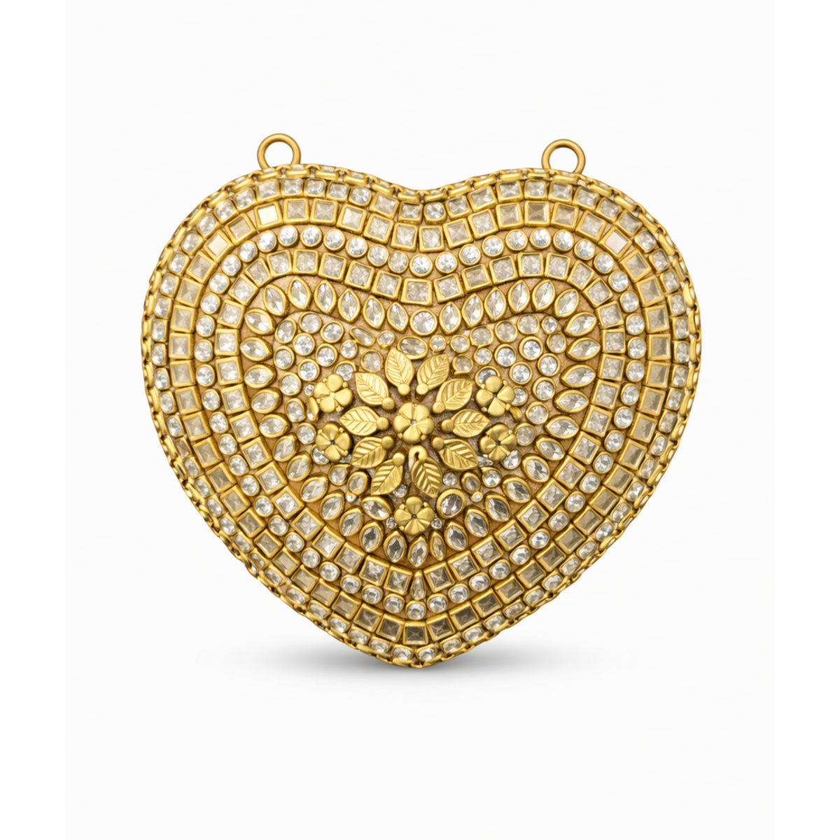 Heart kundan clutch 01