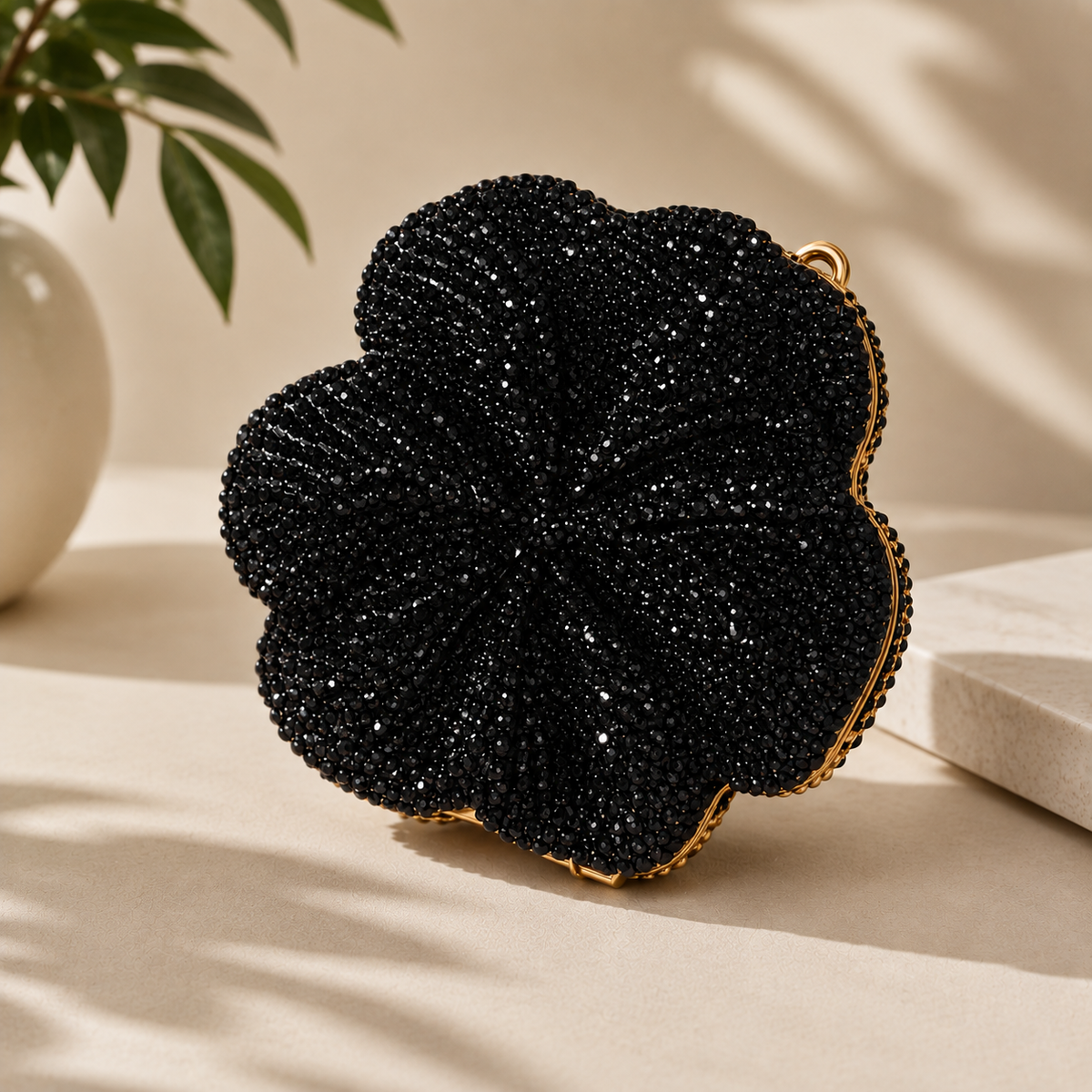Rhinestone Flower clutch | 2 colors
