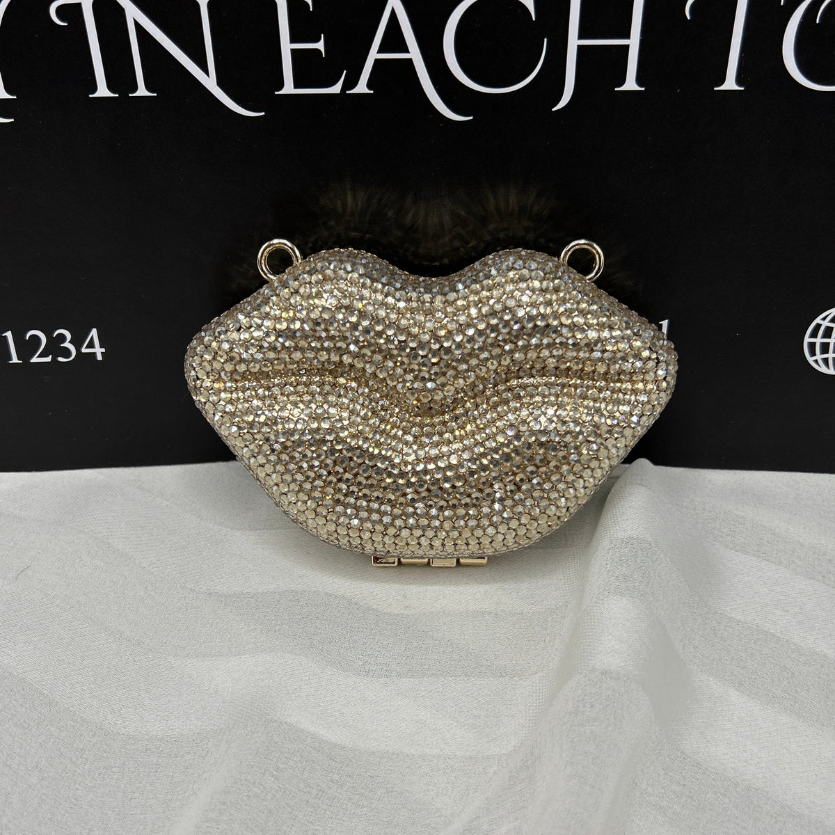 Lip rhinestone clutch | 5 Colors