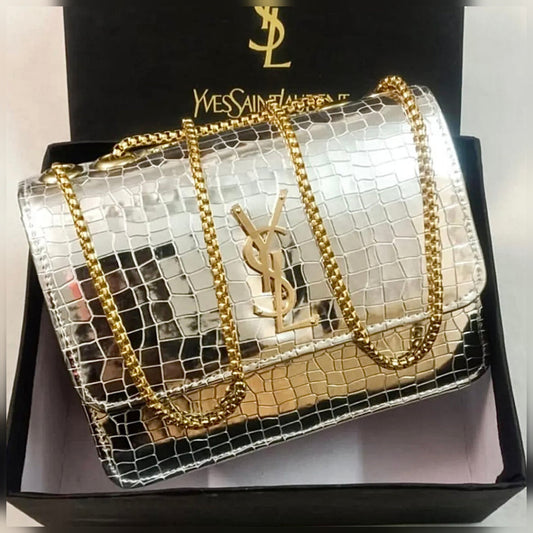 Trendy YSL bag - Gold